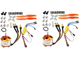 Hélices SFUSHOS para aeromodelismo, kit com 2 hélices 6035 e protetor