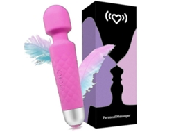 Vibrador Bestvite Massage Wand, Varinha De Massagem Corporal Pessoal, Recarregável Por Usb (rosa)