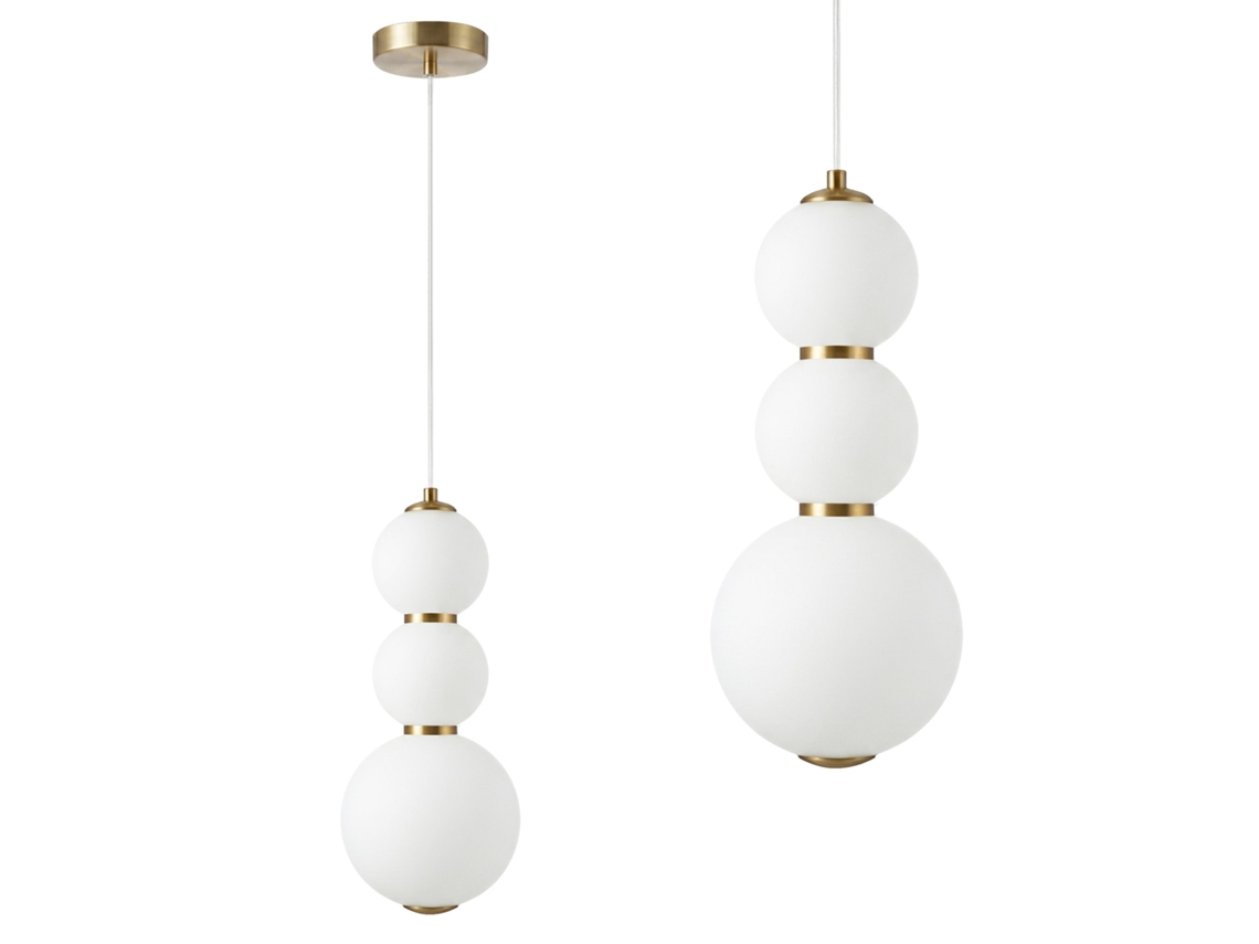 Candeeiro Suspenso TOOLIGHT Lhj113 3cp Brush Gold Led