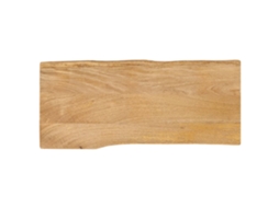 Vidaxl Tampo De Mesa C/ Borda Viva 90x40x2,5 Cm Mangueira Maciça