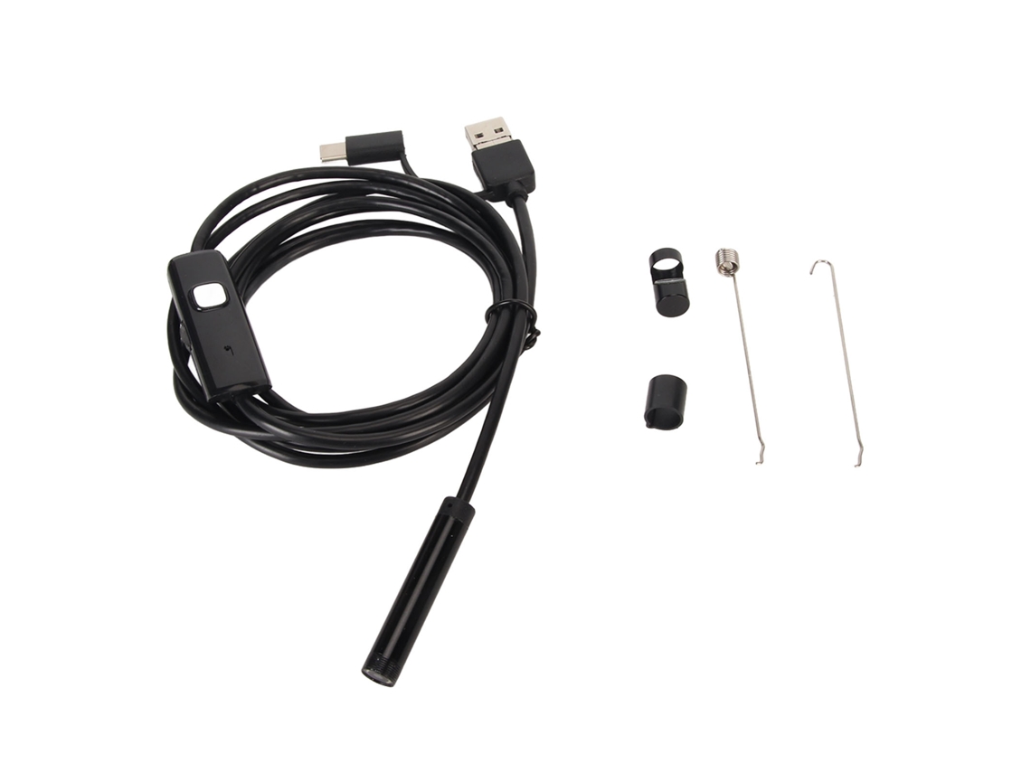 Endoscópio Usb 3 Em 1 An100 Borescópio Industrial Impermeável De 8mm Câmera De Inspeção Hd