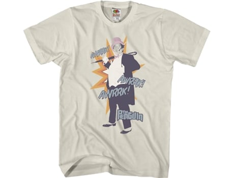 T-Shirt de Homem SUPERHEROMARVEL The Penguin Batman Television Algodão (3XL)