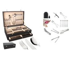 Faqueiro 130 Peças Nova York + 15 Utensílios = 145 Peças