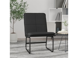 Vidaxl Cadeira Lounge 54x75x76 Cm Couro Artificial Preto