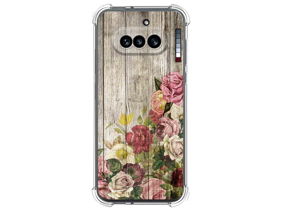 Capa Tumundosmartphone De Silicone À Prova De Choque Para Nothing Phone 4a 5g Com Estampa De Madeira 8 Desenhos
