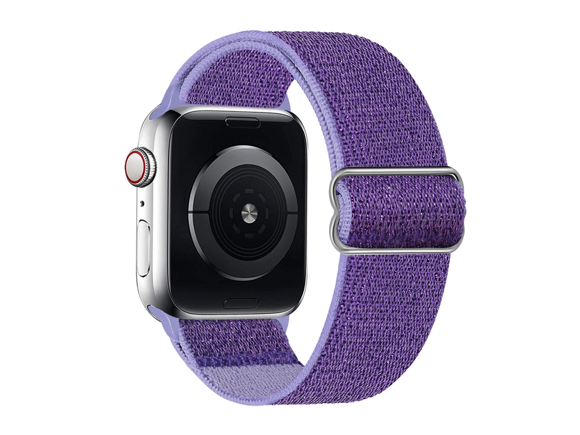 Bracelete Desportiva Elástica Para Apple Watch Series 11/10/9/8/7/6/5/4 Se 3/2/1(42mm,44mm,45mm,45mm) Roxo Profundo Panoona