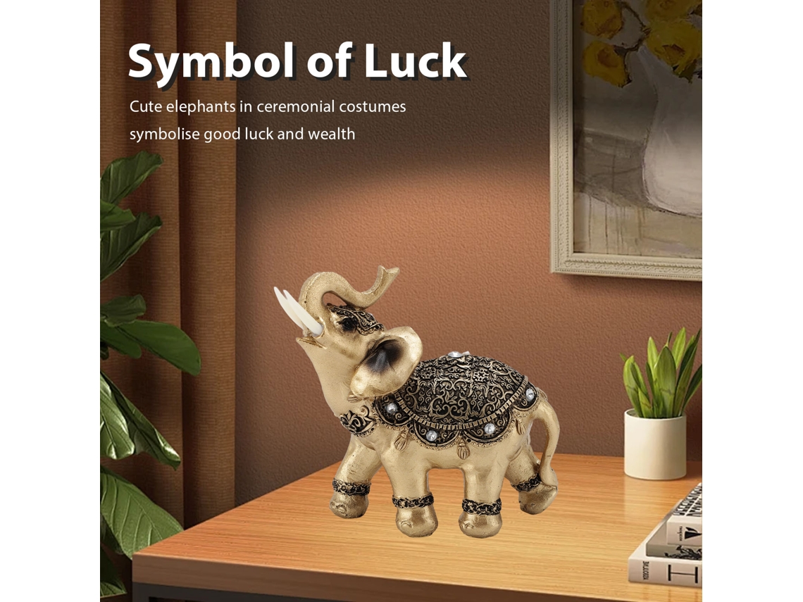 Estátua De Elefante (feng Shui Da Sorte, Sorte Da Prosperidade) Eoocoo