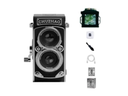 Mini Câmera Digital Retro Chuzhao Câmera Vintage de Lente Dupla com Foco Automático 4k ELECTVAULT1