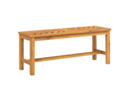 Garden Bench, Garden Benches Vidaxl Marrom Madeira De Acácia (110 X 35 X 45 Cm)