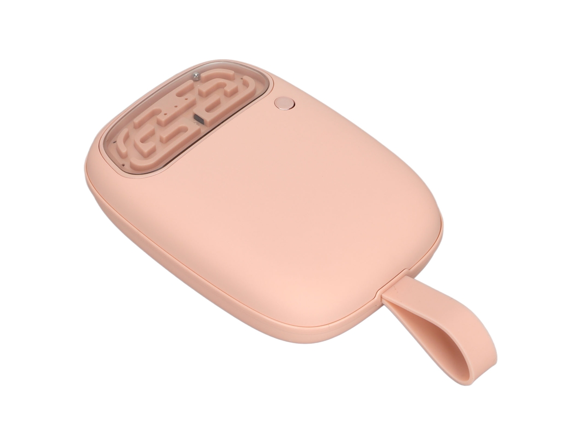Aetheria aquecedor de Mãos Elétrico 3 em 1 Power Bank 10000mah Recarregável com Lanterna Rosa