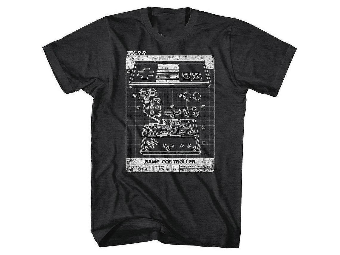 Camiseta Com Estampa De Controle De Videogame Da Nintendo Hengjian