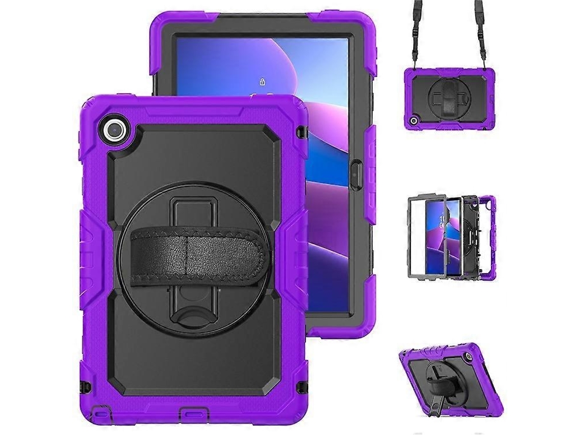 Capa De Silicone Para Tablet, Em Silicone, Compatível Com Lenovo Tab 10, Com Proteção De Ecrã
