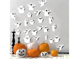 KOFIHETY Adesivos De Fantasma Autoadesivos Pretos Para Decoração De Casa, Faça Você Mesmo, Para Festas De Halloween, Resistentes À Pressão, À Prova De Choque,