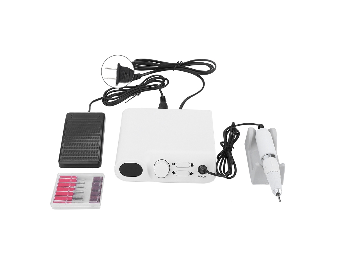 Mini Furadeira Eléctrica Portátil Para Unhas, Lixadeira E Ferramenta De Manicure Pedicure