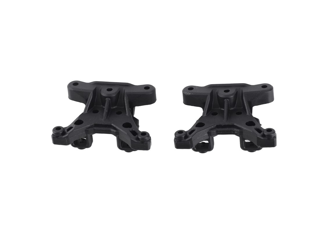 Mali 2pcs Suportes de Amortecedor Universal Dianteiro Traseiro para Carro Rc Scy 16101 16102 16103 1/16 Preto