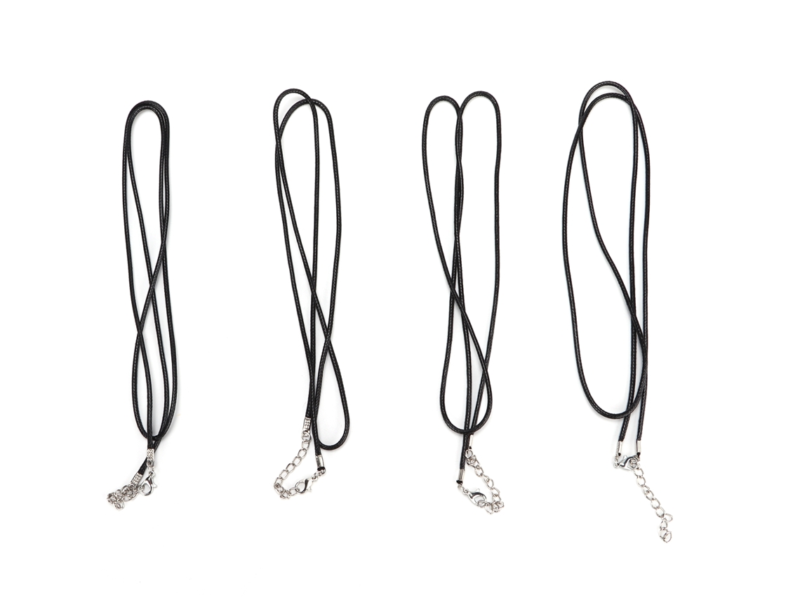 4pcs Cordão De Colarinho Preto De Poliéster Para Cartão De Identificação Estudantil Portachaves Pessoal Câmera