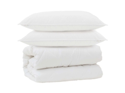 Edredão | Edredom | Duvet Com Travesseiros Com Travesseiro 3 Pcs Branco Microfibra