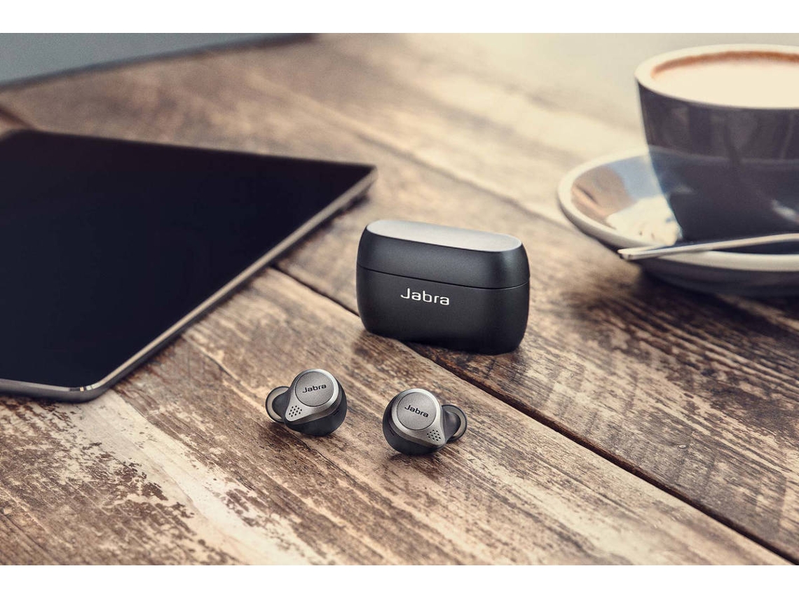 Auriculares Bluetooth True Wireless JABRA Elite 75T (In Ear - Microfone - Preto)