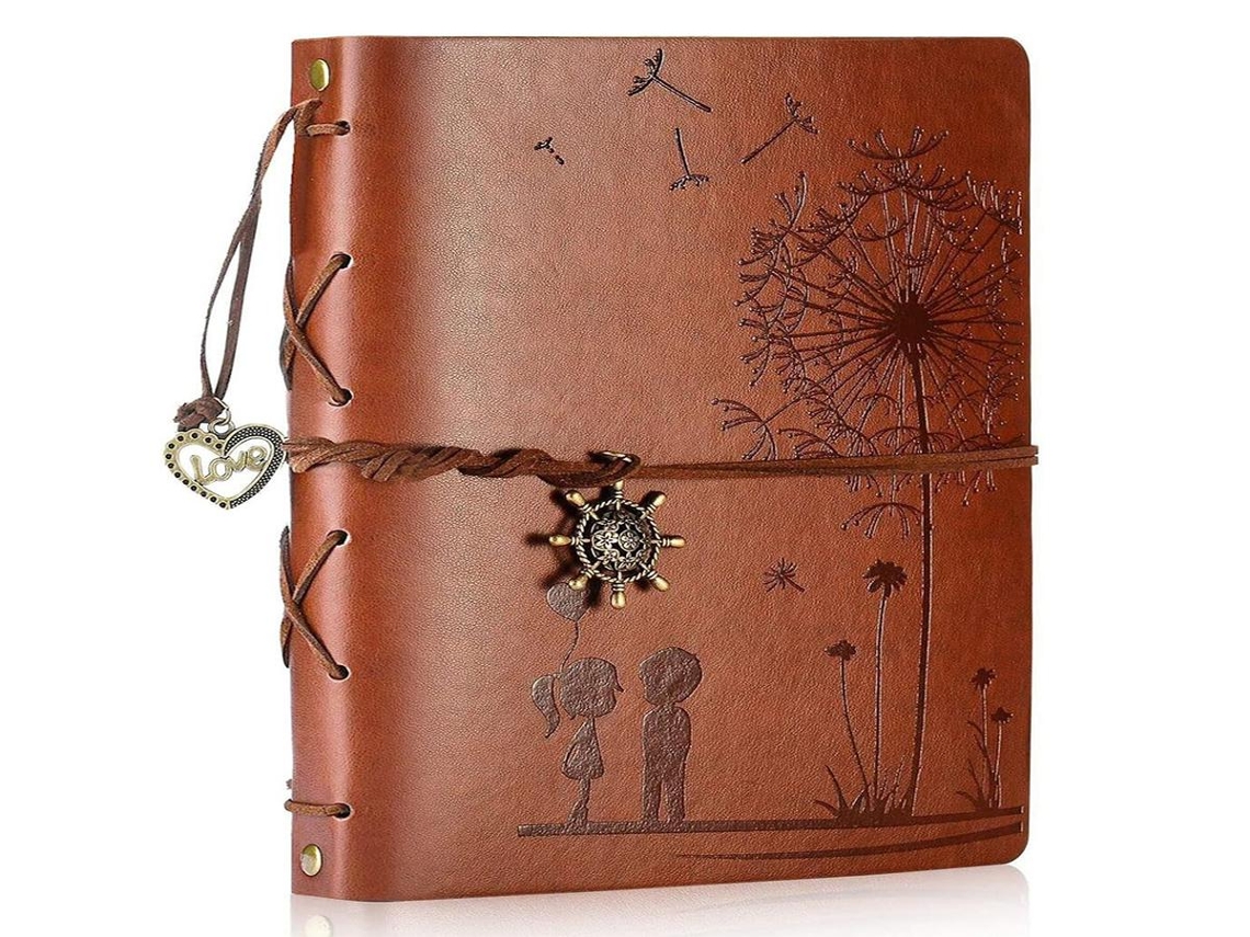 Álbum de fotos Lurelia Scrapbook, 22x18cm, 60 páginas, faça você mesmo