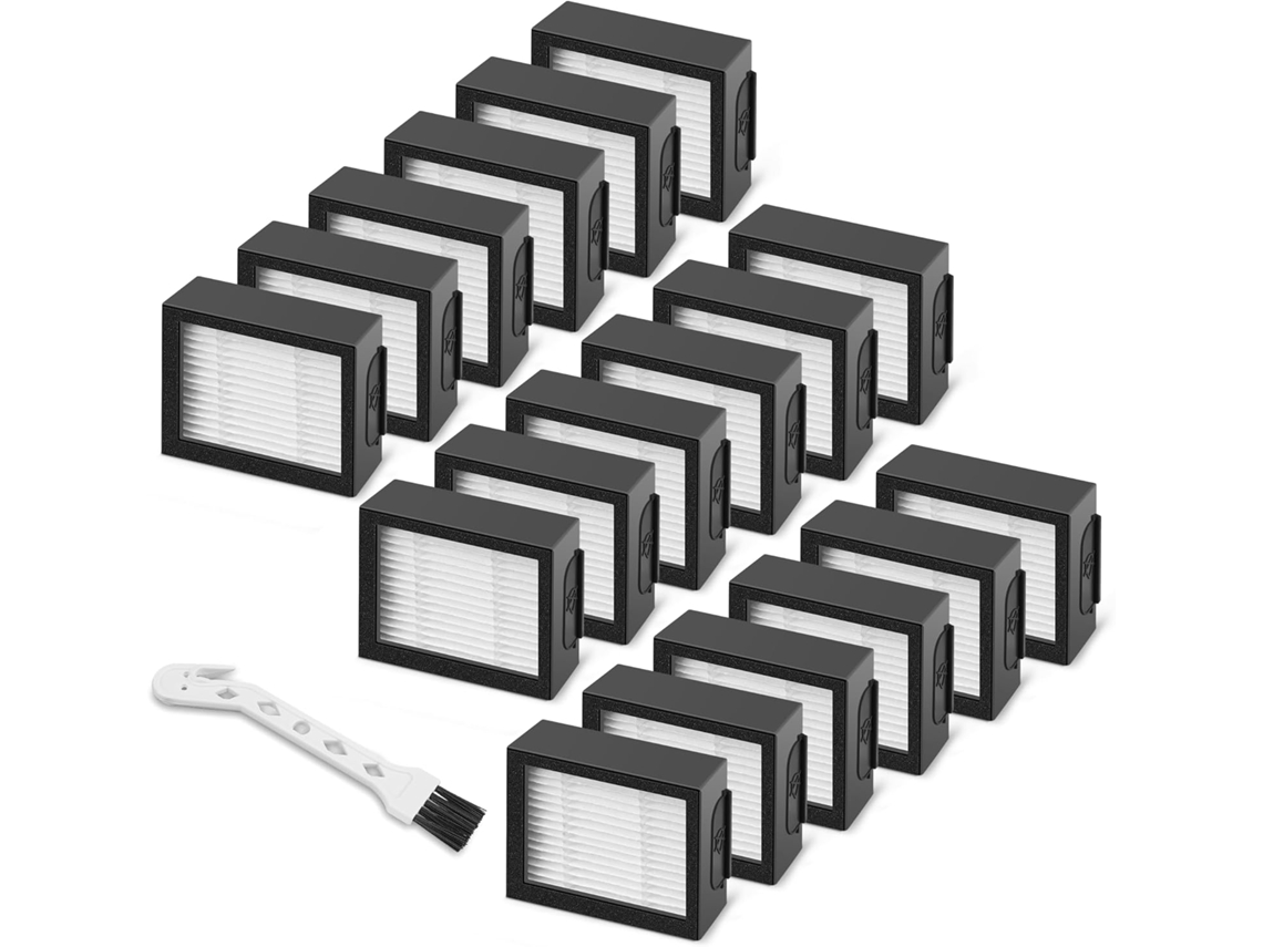 Kit De Substituição Para Irobot I3/i4/i6/i7/i8/e5/e6 Acessórios De Filtro Para Aspirador Robô (18 Peças) Cuich