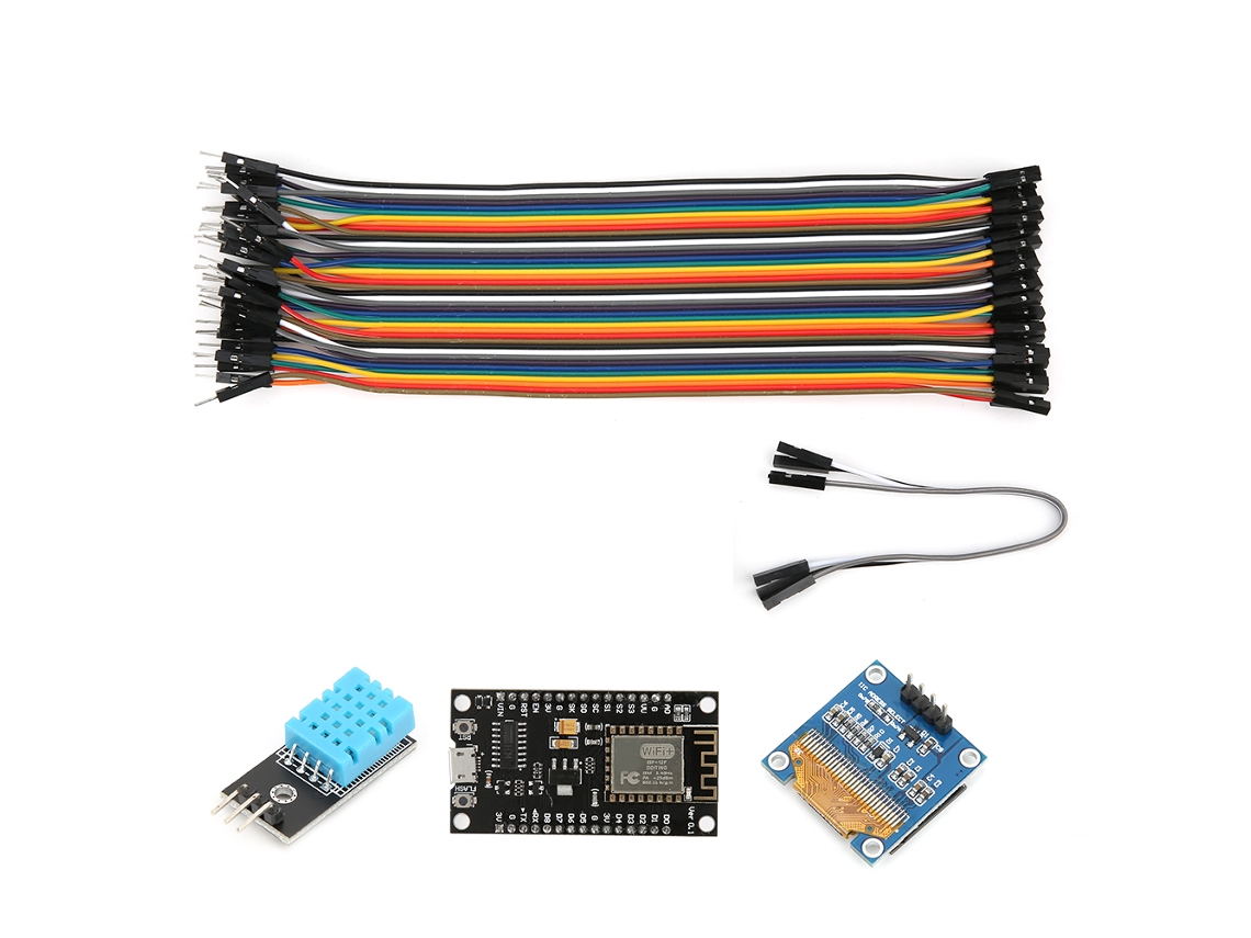 Kit iniciante WiFi ESP8266 com módulo sensor e display 0.96 S/MARCA