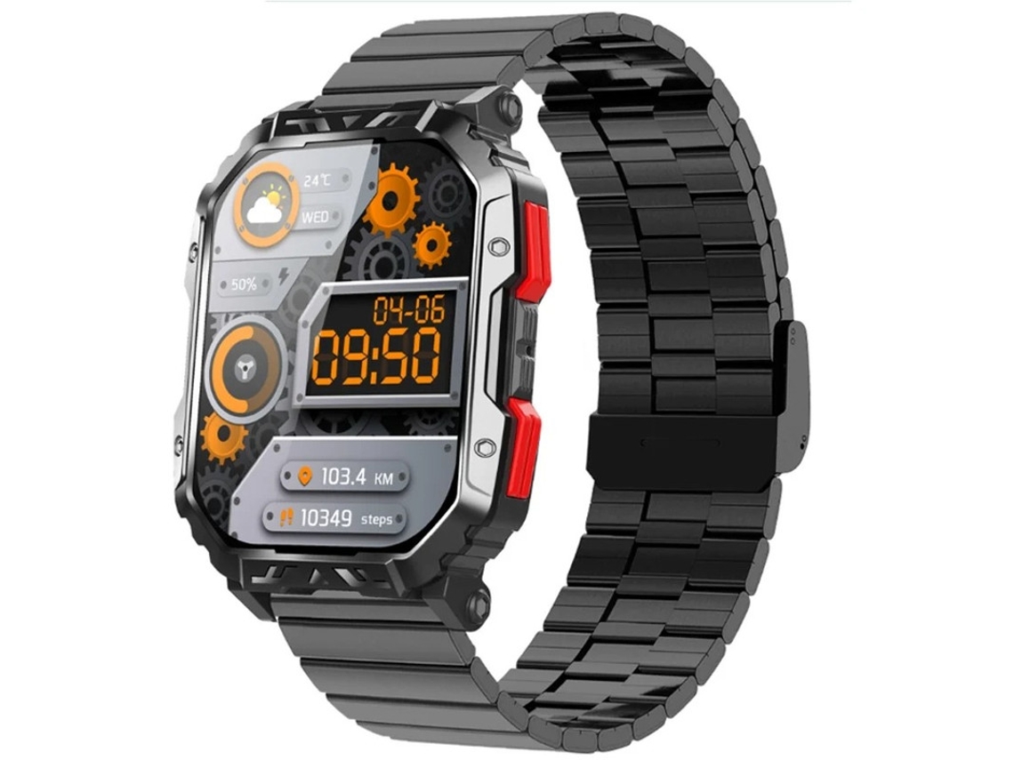 Smartwatch com proteção de chamadas Bluetooth Tripla Design À Prova Dágua para ambientes externos Monitoramento de frequência cardíaca Bestvite