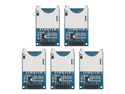 5pcs Módulo Leitor Cartão Sd Adaptador para Microcontroladores com Interface Serial