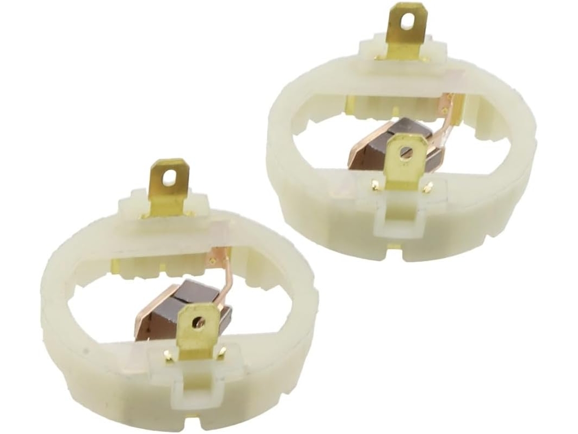 Conjunto De 2 Carvão Para Motores 895, 875 E 887. Peça Em Metal Plástico Sem Fio Serra Diâmetro 46 Mm. Brancos