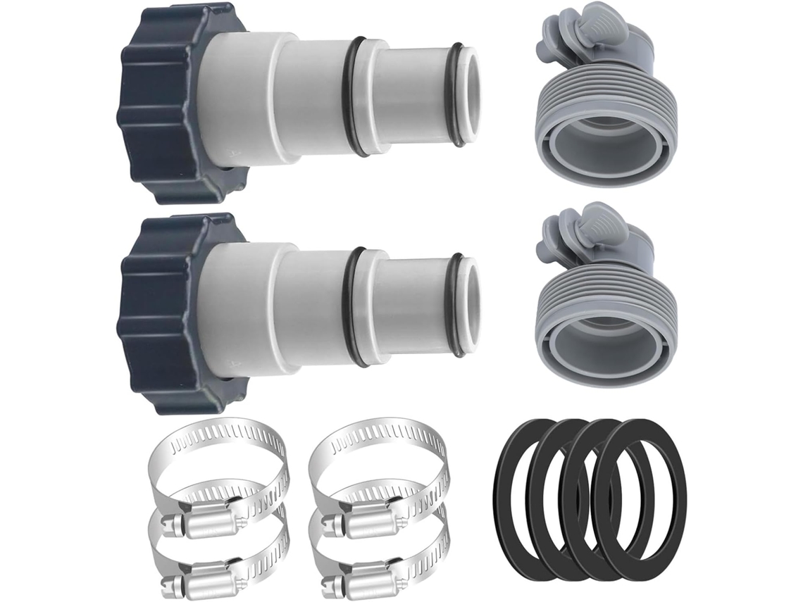 Adaptadores Roscados Para Mangueira De 1,5 A 1,25 Polegadas