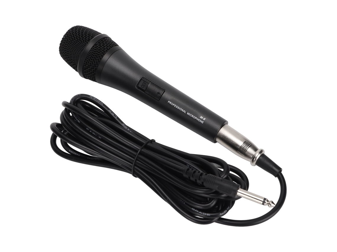 Lurelia Microfone Dinâmico Profissional Xlr 6,5 Mm, Portátil Para Palco, Voz E Karaoke