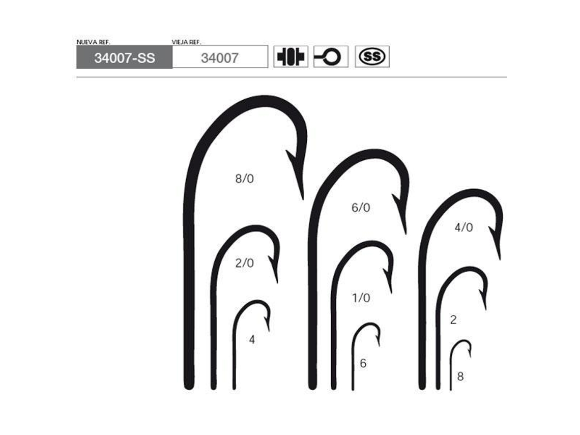 Mustad 34007 Ss