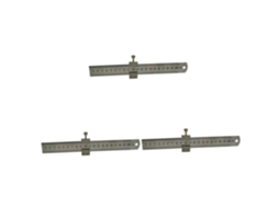 Conjunto De 3 Réguas De Aço Inoxidável Popetpop Com Batente De