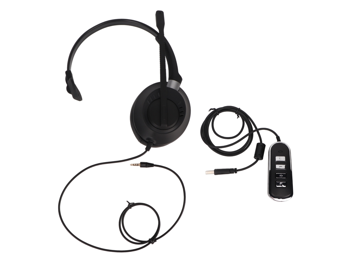 Fone De Ouvido Mono Com Microfone E Redução De Ruído