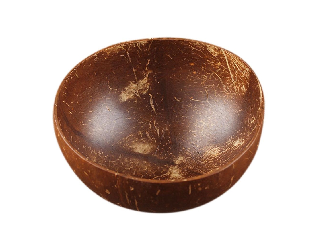 Tigela de Casca de Coco 4 Unidades