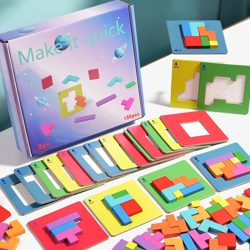 Jogo De Tabuleiro Interativo Tangram 3d Para Dois Jogadores - Brinquedo Matemático