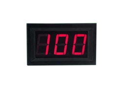 Voltímetro Digital YURU com Display LED de 0.56 polegadas, 0-100V, fácil instalação
