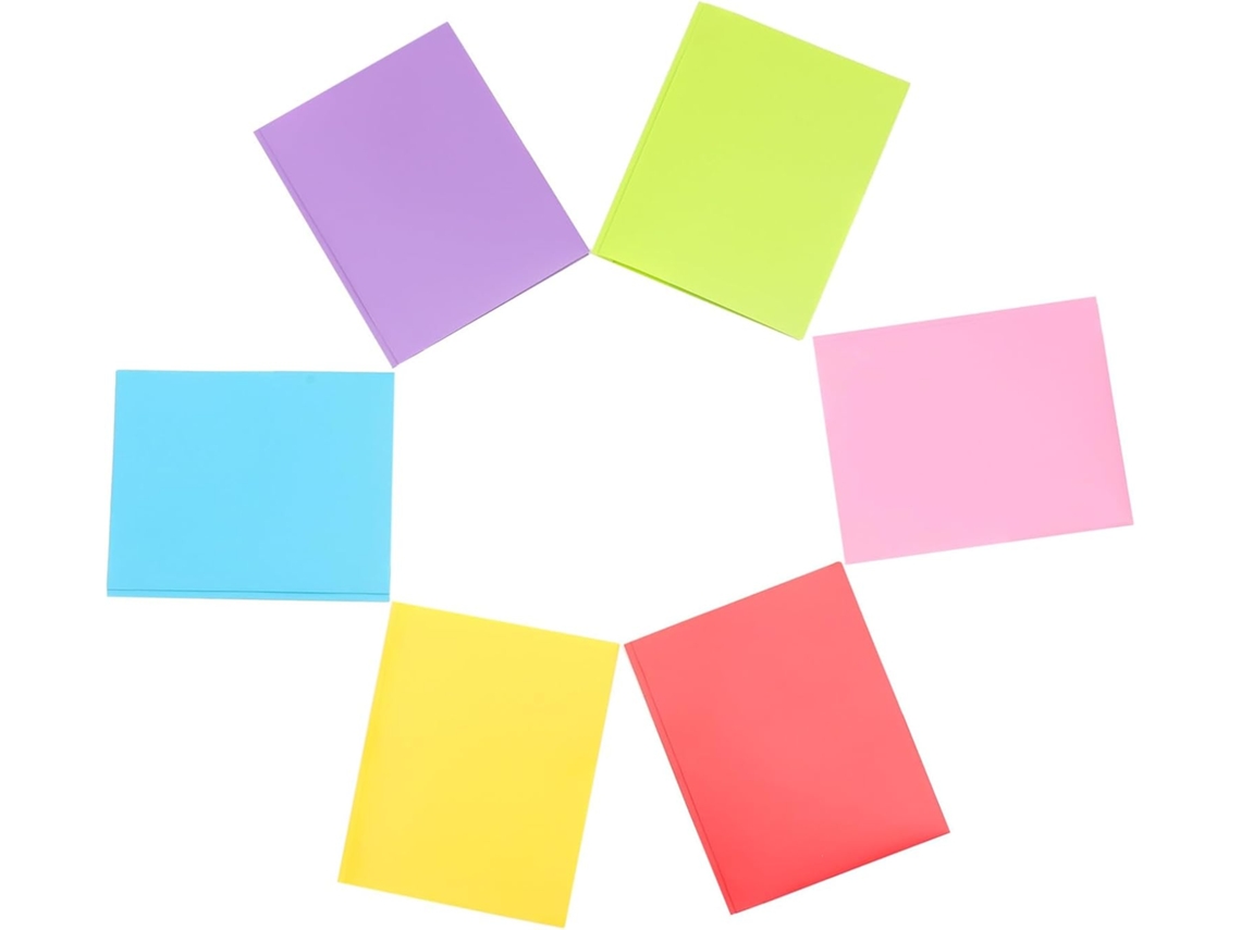 Inoomp 6-pastas Organizadoras De Documentos Plástico Grande Capacidade Com Design Criativo Escritório E Escola