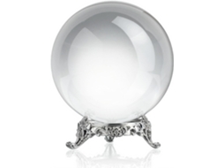 Bola De Cristal Transparente De 80 Mm Com Suporte Para Decoração De Bonne Aventure,