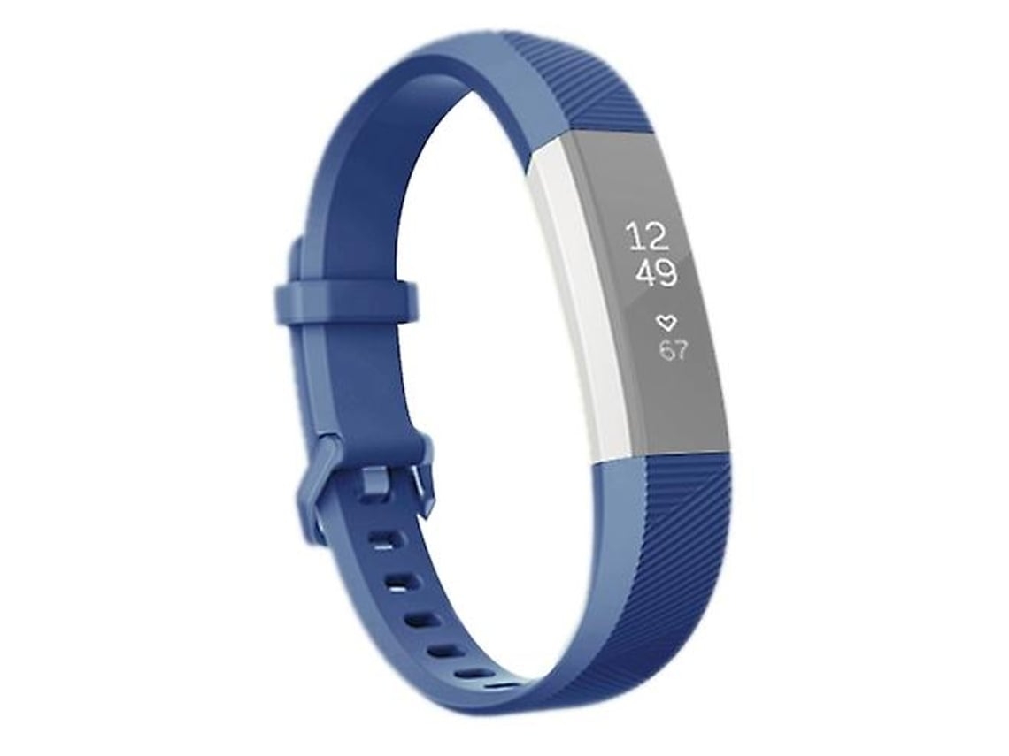 Pulseira De Silicone, Compatível Com Smartwatch Fitbit Alta, Comprimento Aproximado 23, 8 Cm, Azul Chennls