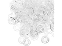 Protetores De Mesa Vidro, 18mm De Diâmetro X Espessura, 200 Unidades, Transparentes E Antiderrapantes, Para Uso Em Mesas