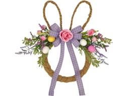Guirlanda De Páscoa Para Porta De Entrada - Decoração Festiva De Primavera |
