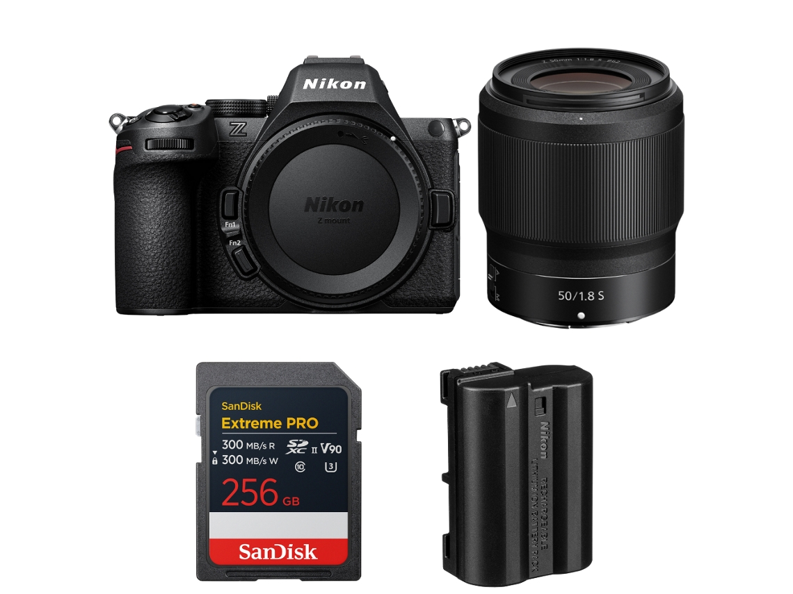 Z5 Ii + 50mm F/1.8 S + 1 Sandisk 256gb Extreme Pro Uhs ii Sdxc + Nikon En el15c + Ebook “20 Dicas para Fotos Que Impressionam” NIKON