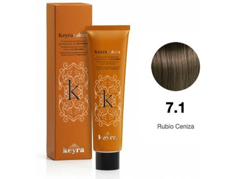 Tinta de Cabelo KEYRA 7.1 (3 x 100ml)