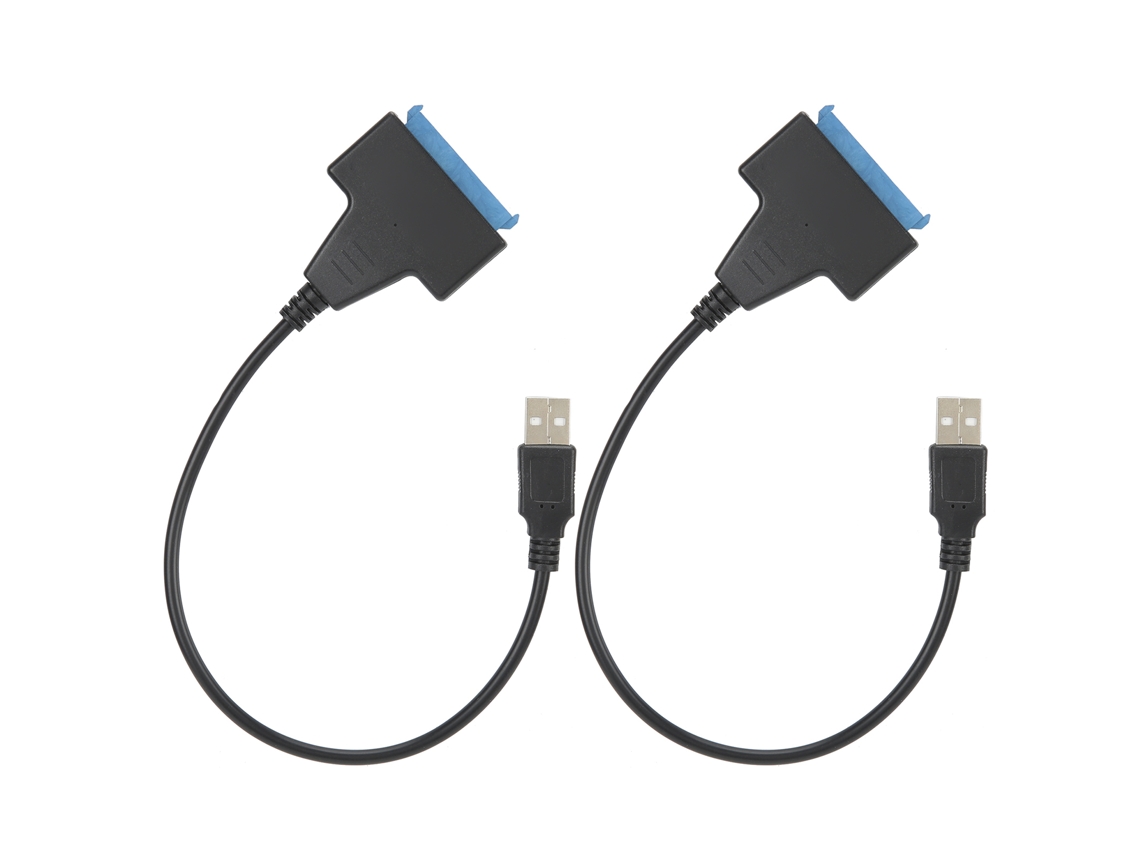 2pcs Cabo Usb 2.0 para Sata Interface, Conector para Ssd/hdd 2,5 Polegadas, 20cm | S/MARCA