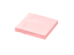 Bloco De Notas Adesivas, 3x3, Rosa