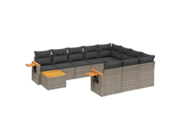 Garden Sofa Set, Garden Sofa Sets Vidaxl Cinzeto Rattan / Vime (n/a)