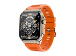 Smart Watch SHAH ARPAN A70 Monitor de Saúde de Chamadas Bluetooth Laranja