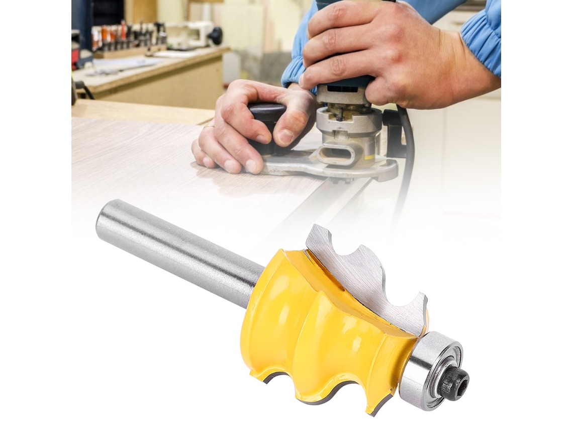 Ferramenta De Carpintaria Broca De Router Cutter De Fresado Aço Cabo Redondo Acessório De Hardware 8mm