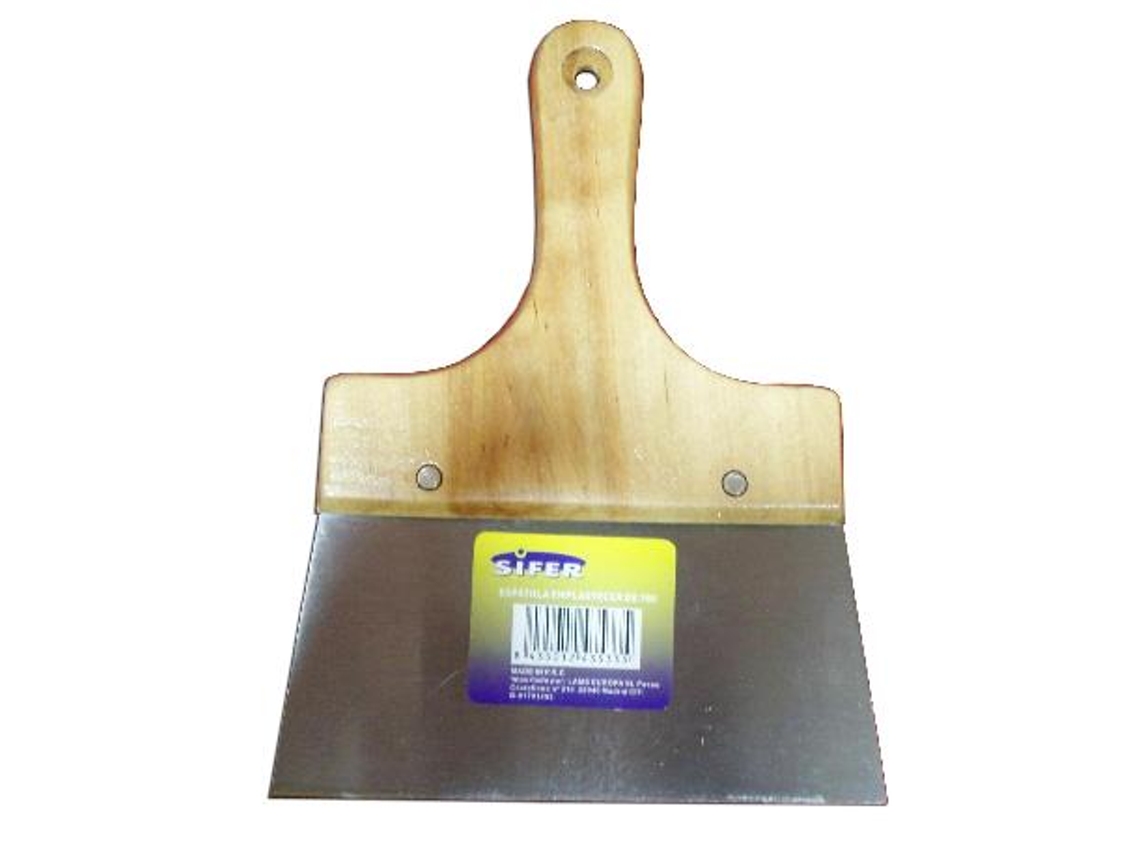 Sifer espatula emplastecer acero mango madera 160 mm h0316