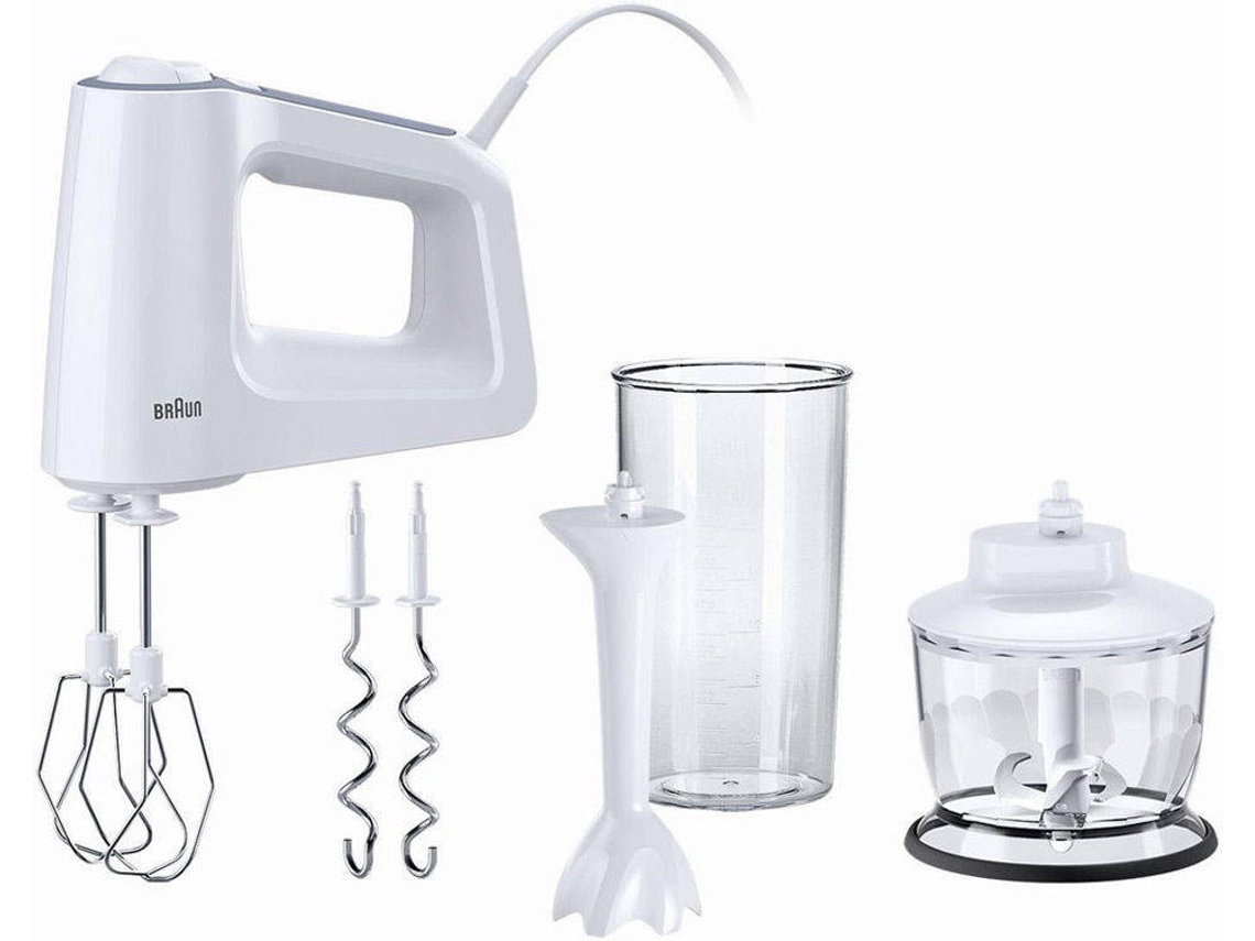 Batedeira + Acessórios BRAUN HM3135WH (500 W - Branco)